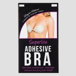Strapless adhesive bra D